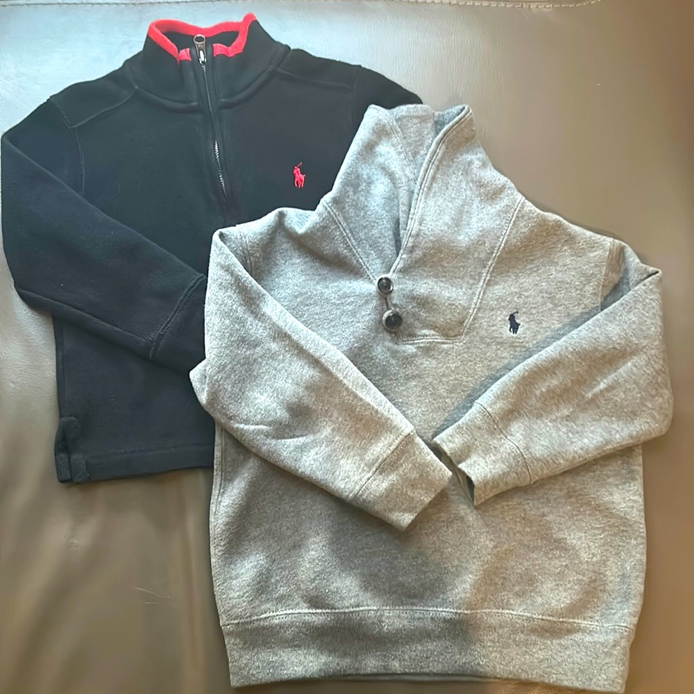 Toddler Half-Zip/Button Sweaters. Sold as Bundle or Single!